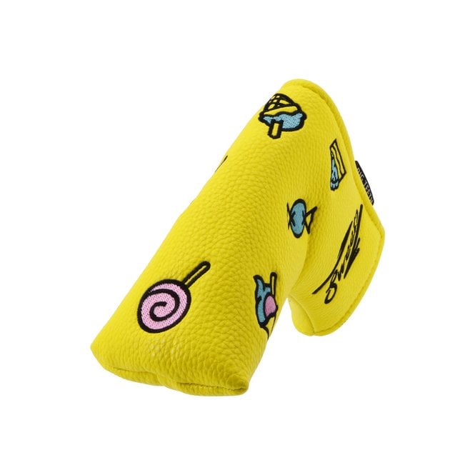 Gamola Golf Gamola Golf Big Teeth Yellow Candy Magnetic Blade Putter Headcover